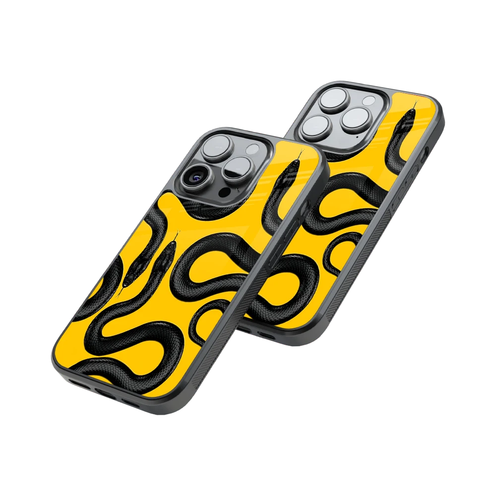 Protective Glass Back Phone Case Compatible with iPhone, Samsung, OnePlus, Pixel & More