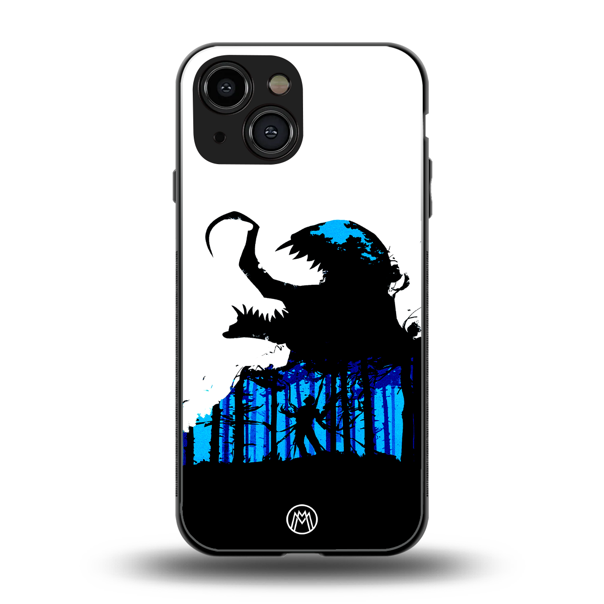 venom minimalistic back phone cover | glass case for iphone 13 mini