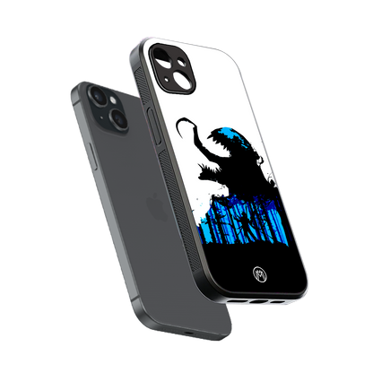 venom minimalistic back phone cover | glass case for iphone 14 plus