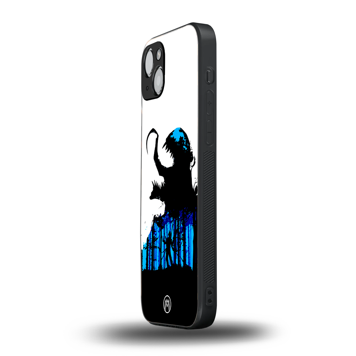 venom minimalistic back phone cover | glass case for iphone 15 plus