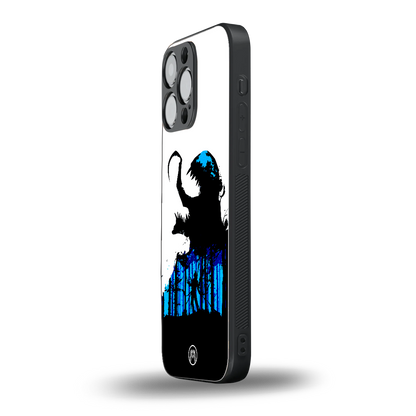 venom minimalistic back phone cover | glass case for iphone 14 pro max