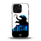 venom minimalistic back phone cover | glass case for iphone 15 pro