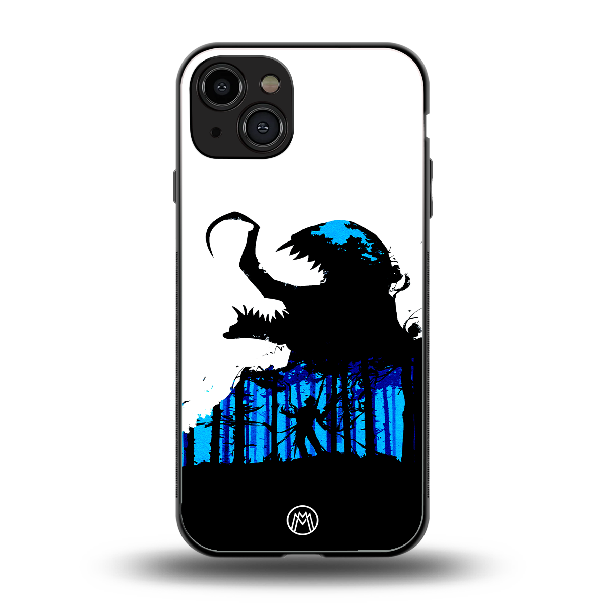 venom minimalistic back phone cover | glass case for iphone 15