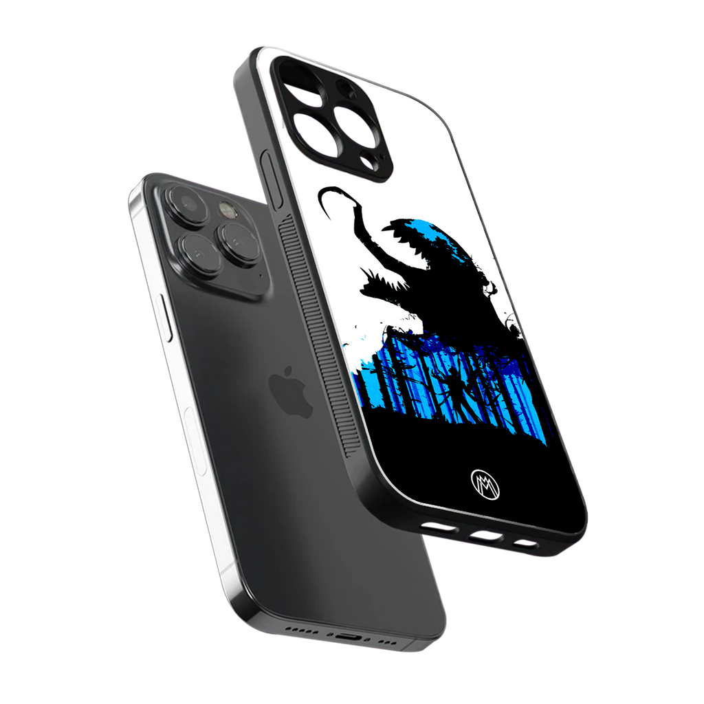 venom minimalistic back phone cover | glass case for iphone 15 pro