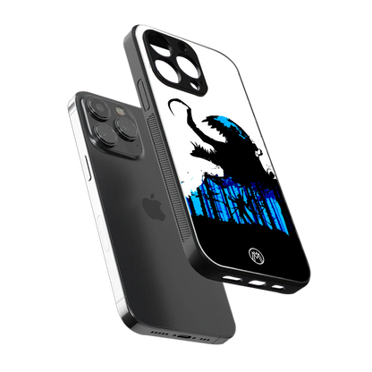 venom minimalistic back phone cover | glass case for iphone 15 pro
