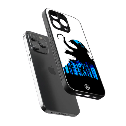 venom minimalistic back phone cover | glass case for iphone 16 pro max