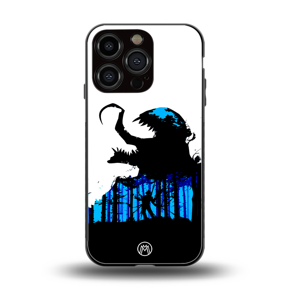 venom minimalistic back phone cover | glass case for iphone 16 pro
