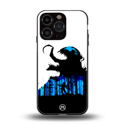 venom minimalistic back phone cover | glass case for iphone 16 pro