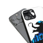 venom minimalistic back phone cover | glass case for iphone 15 pro