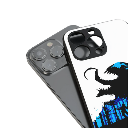 venom minimalistic back phone cover | glass case for iphone 16 pro
