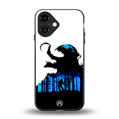 venom minimalistic back phone cover | glass case for iphone 16