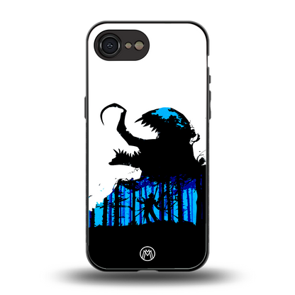 venom minimalistic back phone cover | glass case for iphone 16e