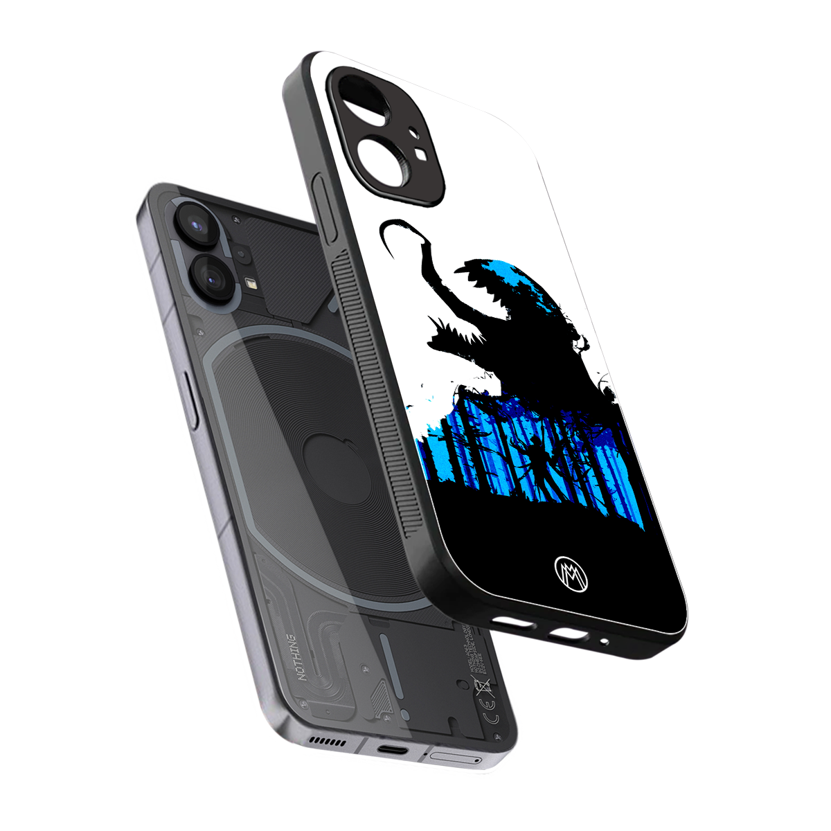 venom minimalistic back phone cover | glass case for nothing phone 1