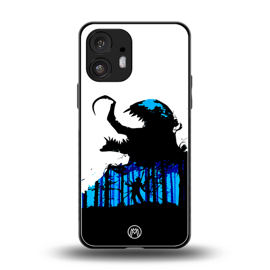 venom minimalistic back phone cover | glass case for nothing phone 2