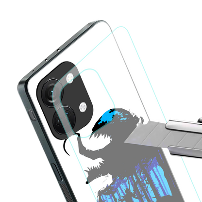 venom minimalistic back phone cover | glass case for oneplus nord 3