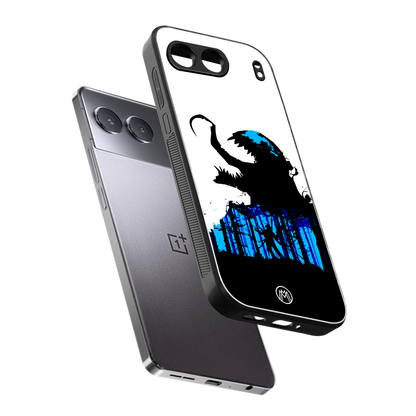 venom minimalistic back phone cover | glass case for oneplus nord 4