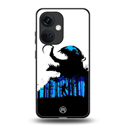 venom minimalistic back phone cover | glass case for oneplus nord ce 3