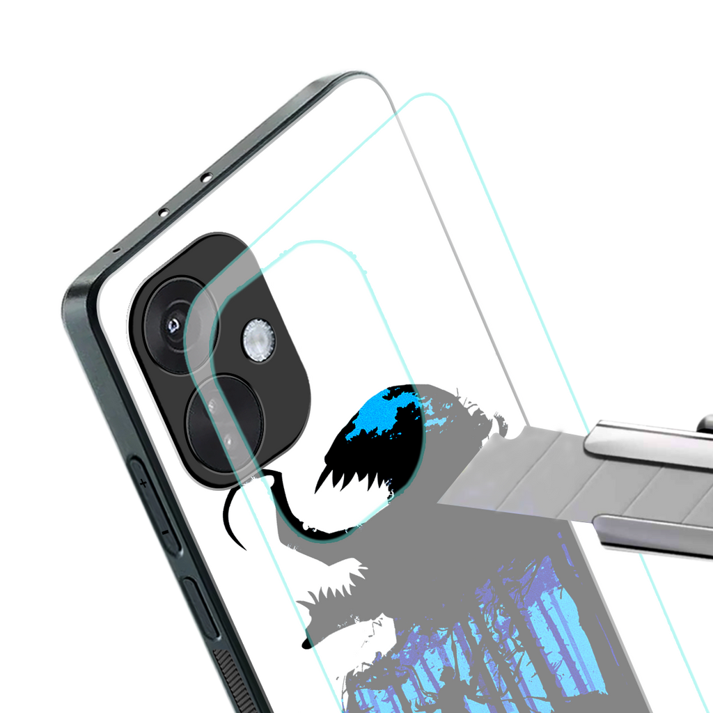 venom minimalistic back phone cover | glass case for oneplus nord ce 3