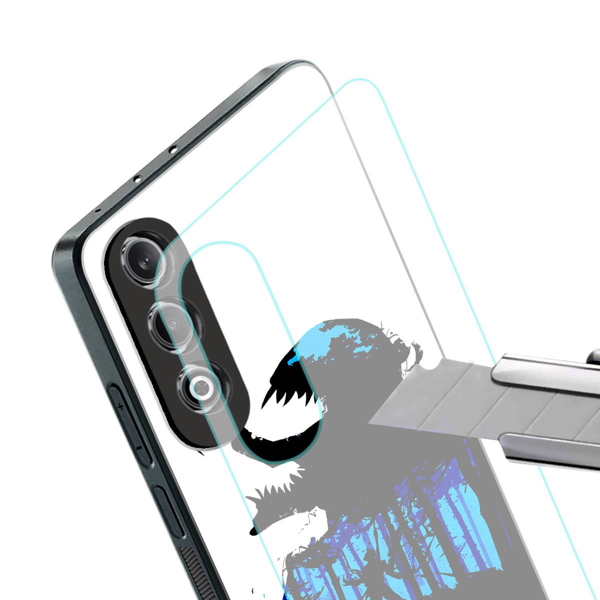 venom minimalistic back phone cover | glass case for oneplus nord ce 4
