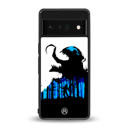venom minimalistic back phone cover | glass case for google pixel 6 pro