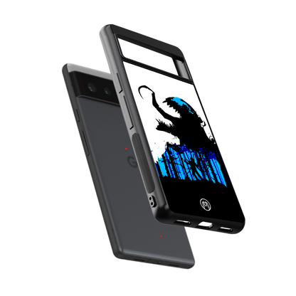 venom minimalistic back phone cover | glass case for Google Pixel 6A