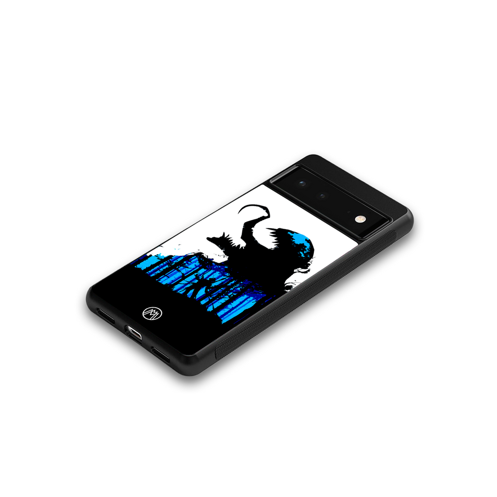 venom minimalistic back phone cover | glass case for google pixel 6