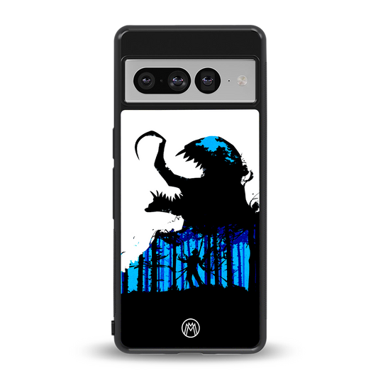 venom minimalistic back phone cover | glass case for google pixel 7 pro
