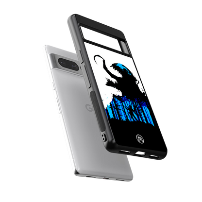 venom minimalistic back phone cover | glass case for google pixel 7 pro