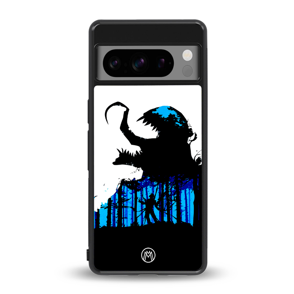 venom minimalistic back phone cover | glass case for google pixel 8 pro