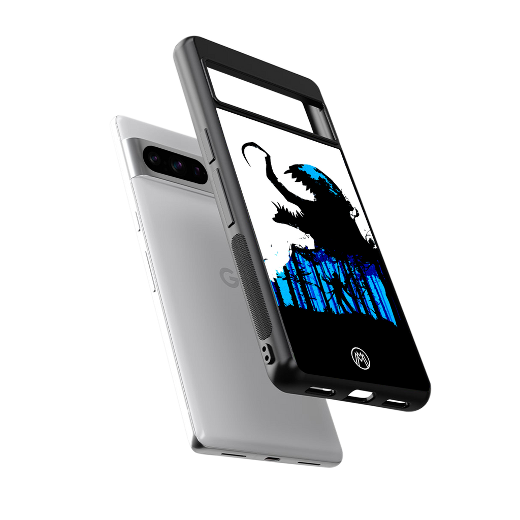 venom minimalistic back phone cover | glass case for google pixel 8 pro