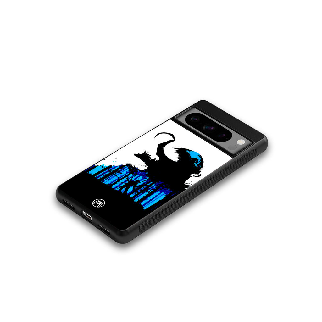 venom minimalistic back phone cover | glass case for google pixel 8 pro