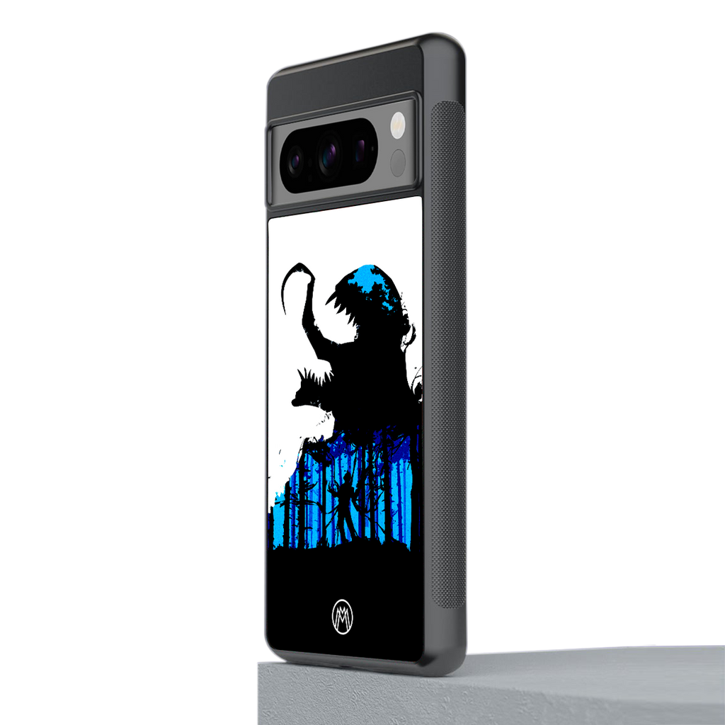 venom minimalistic back phone cover | glass case for google pixel 8 pro