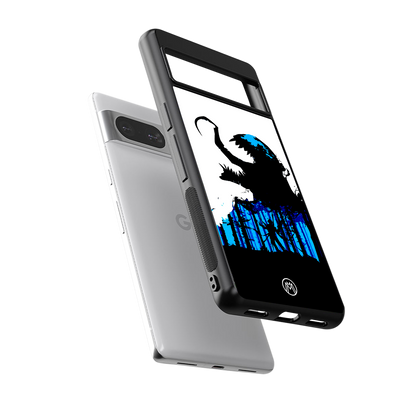 venom minimalistic back phone cover | glass case for Google Pixel 8
