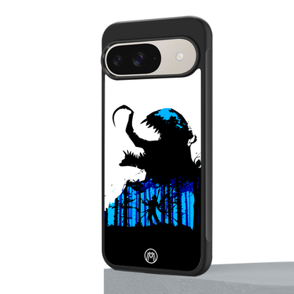 venom minimalistic back phone cover | glass case for google pixel 9