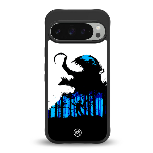 venom minimalistic back phone cover | glass case for google pixel 9 pro xl