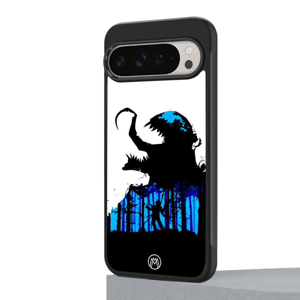 venom minimalistic back phone cover | glass case for google pixel 9 pro