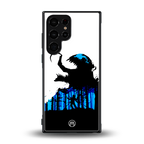 venom minimalistic back phone cover | glass case for samsung galaxy s23 ultra