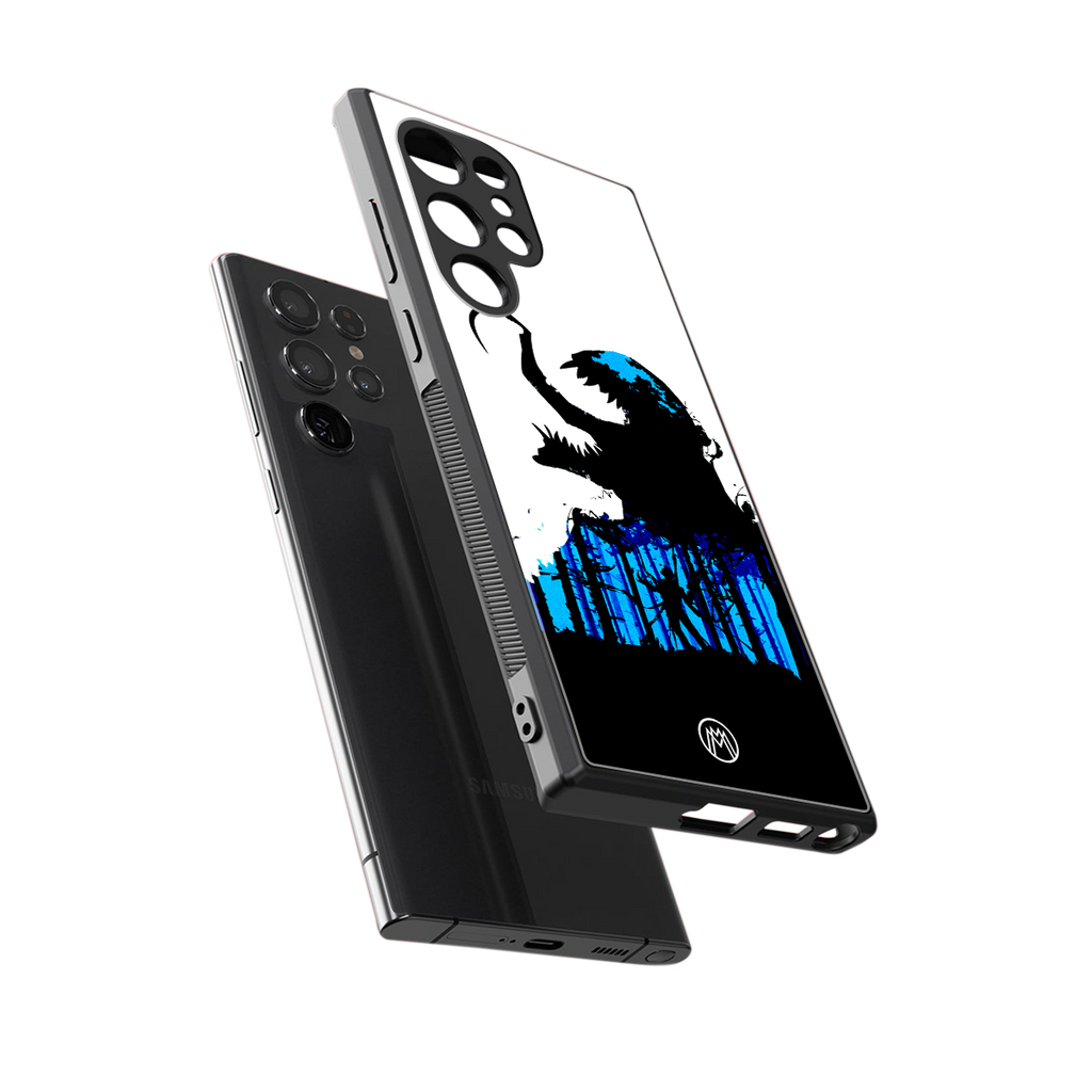 venom minimalistic back phone cover | glass case for samsung galaxy s23 ultra