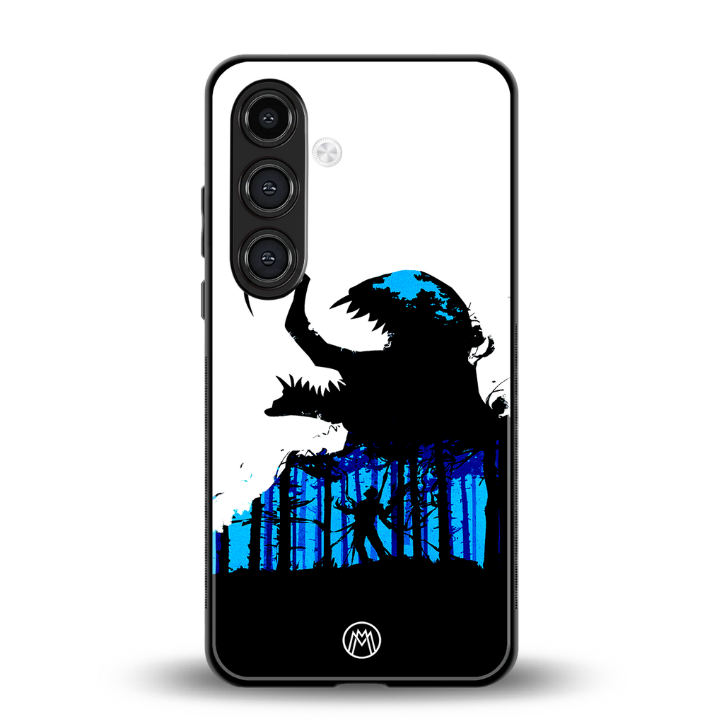 venom minimalistic back phone cover | glass case for samsung galaxy s25 plus