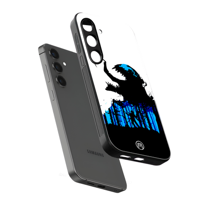 venom minimalistic back phone cover | glass case for samsung galaxy s23 plus