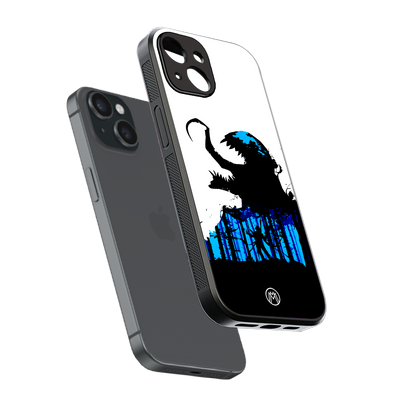 venom minimalistic back phone cover | glass case for iphone 15