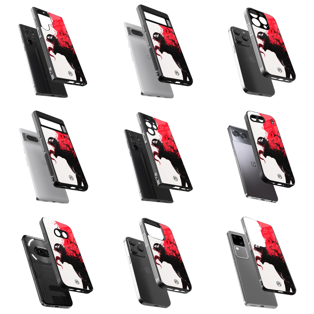 Durable Glass Back Mobile Case for iPhone, Samsung, OnePlus, Google Pixel, Redmi, Vivo, Oppo