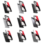 Durable Glass Back Mobile Case for iPhone, Samsung, OnePlus, Google Pixel, Redmi, Vivo, Oppo