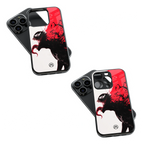 Trendy Glass Back Mobile Case for iPhone, Samsung, Redmi, OnePlus, Google Pixel, Motorola