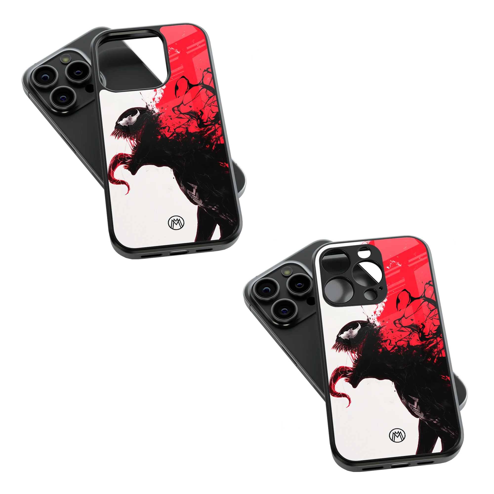 Trendy Glass Back Mobile Case for iPhone, Samsung, Redmi, OnePlus, Google Pixel, Motorola