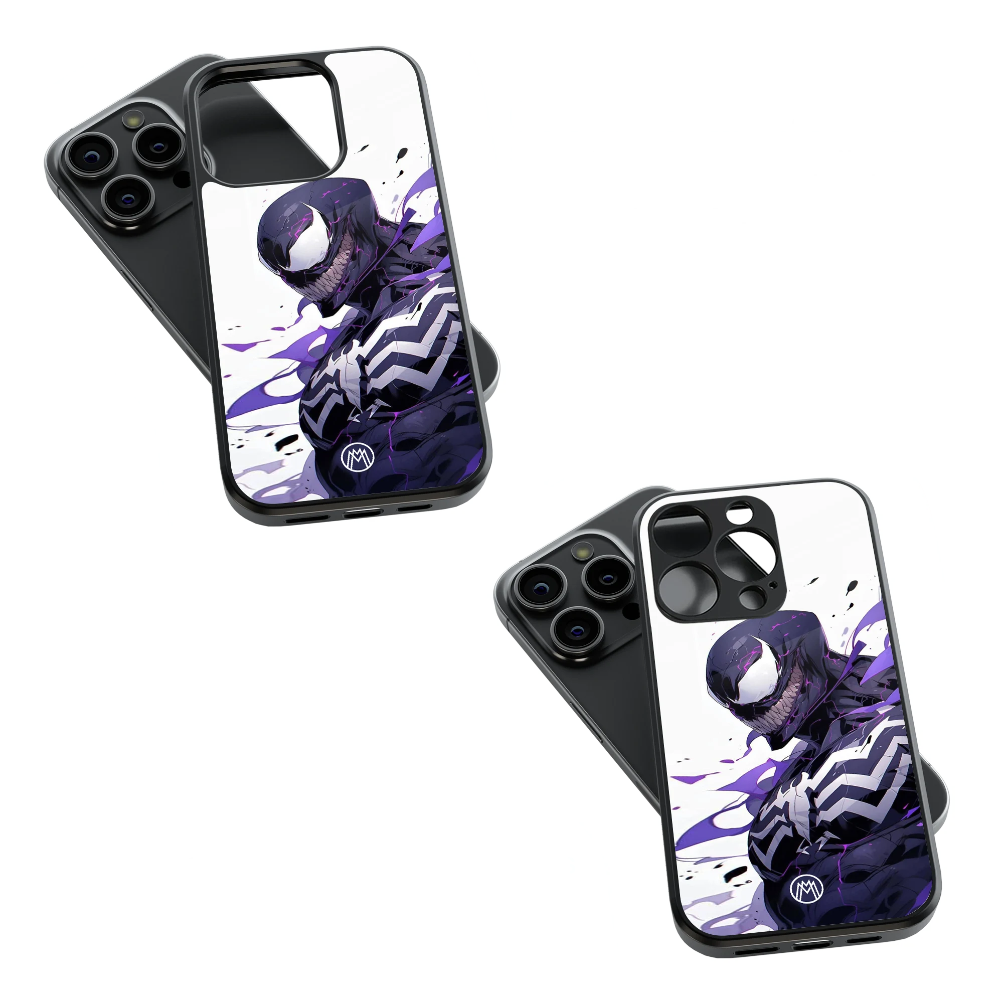Trendy Glass Back Mobile Case for iPhone, Samsung, Redmi, OnePlus, Google Pixel, Motorola