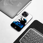 venom minimalistic back phone cover | glass case for iphone 15 pro