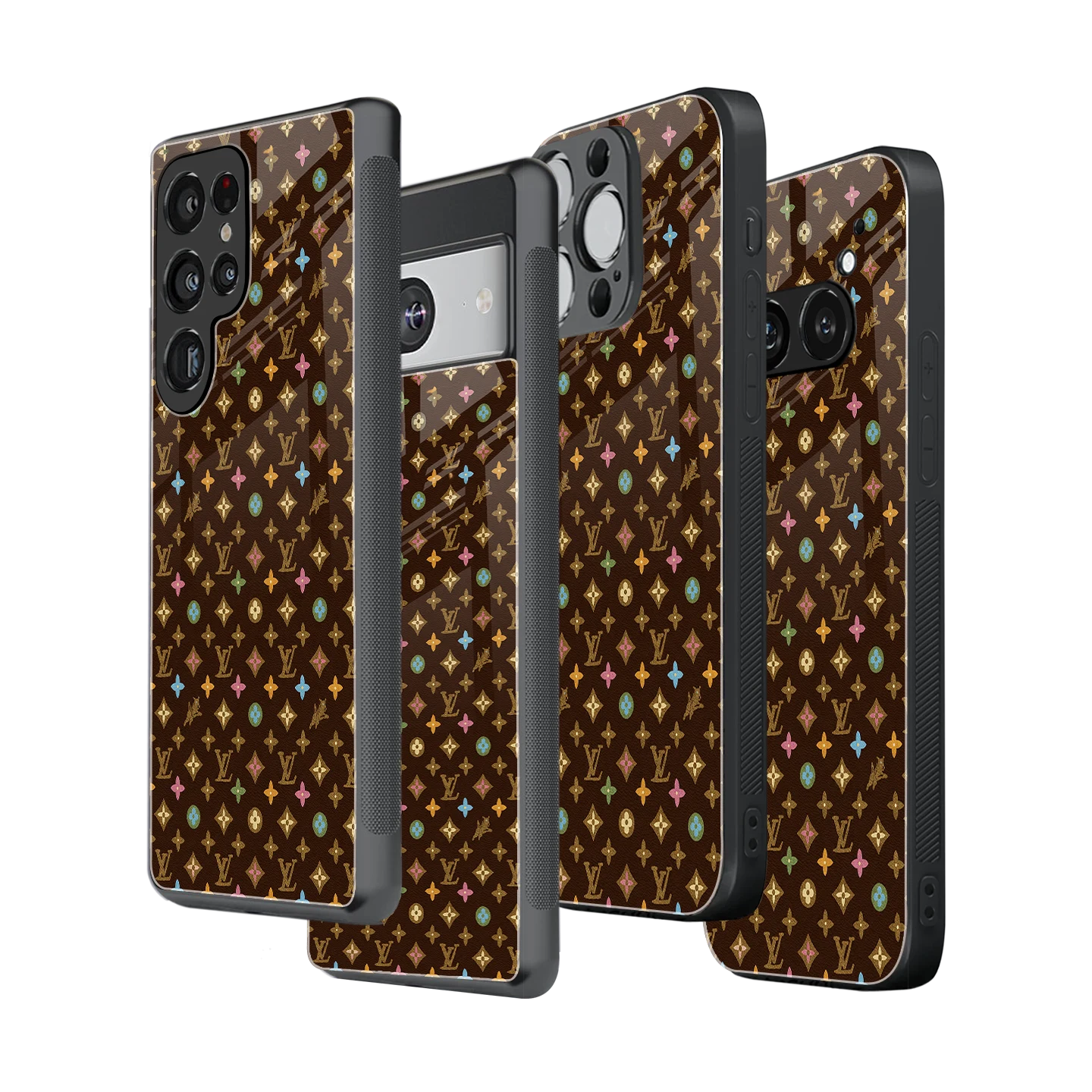 Stylish Glass Back Case for All Smartphones iPhone, Samsung, OnePlus, Pixel, Redmi, Oppo, Vivo, Motorola