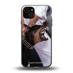 vicious back phone cover | glass case for iphone 15 plus