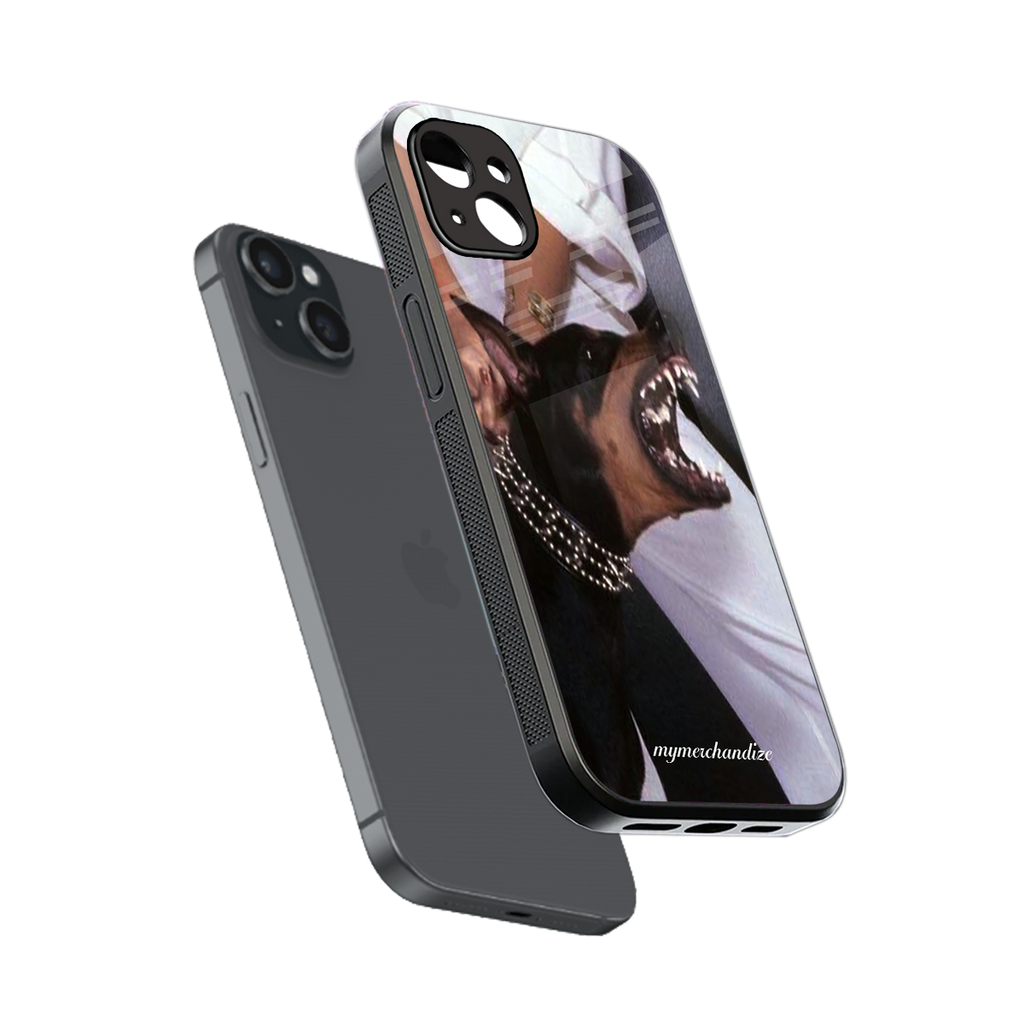 vicious back phone cover | glass case for iphone 15 plus